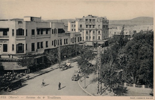 Fes-avenue du 4e Tirailleur-1920.jpg